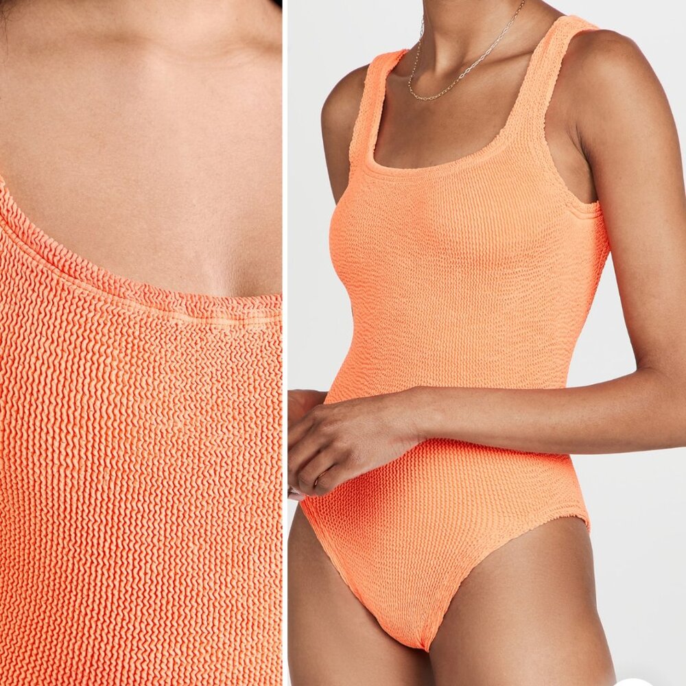 Hunza G Classic Square Neck Swimsuit  Classic Square Neck Swimsuit